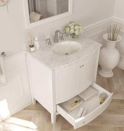 Estella Collection 32" Vanity with Marble Countertop