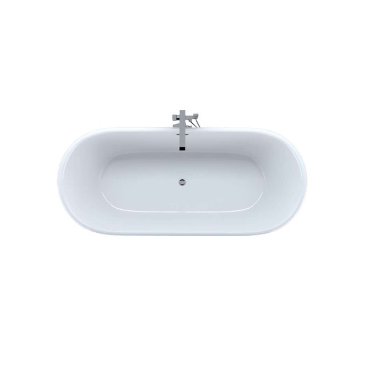 Kube Ovale 59'' Freestanding Bathtub