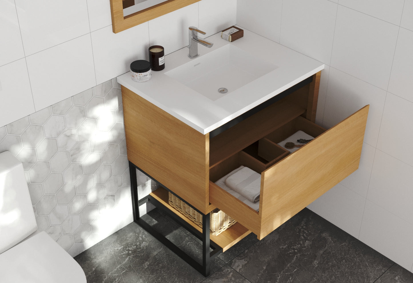 Alto Collection 30" - California White Oak Vanity