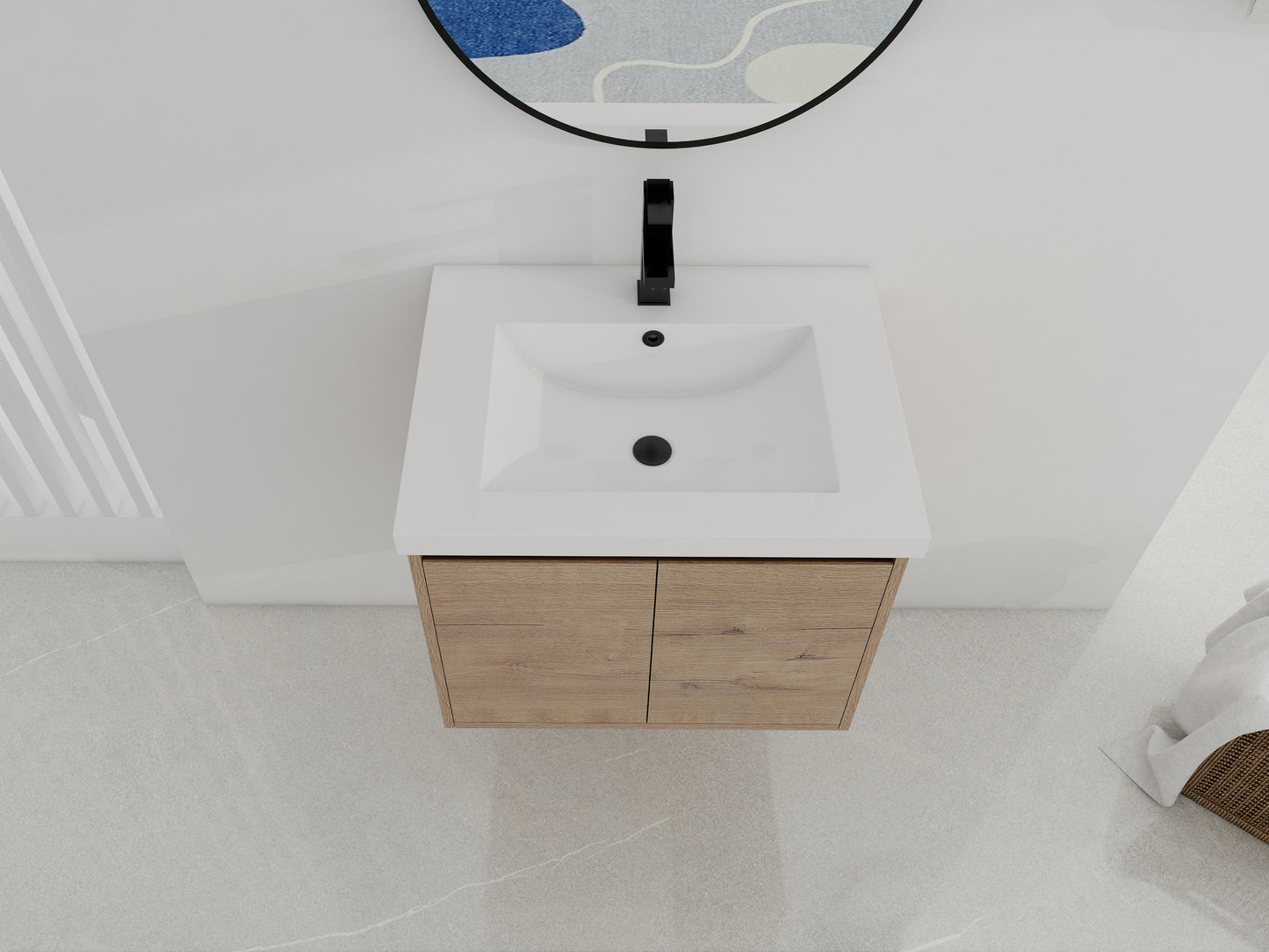 24" Single Sink Floating Vanity