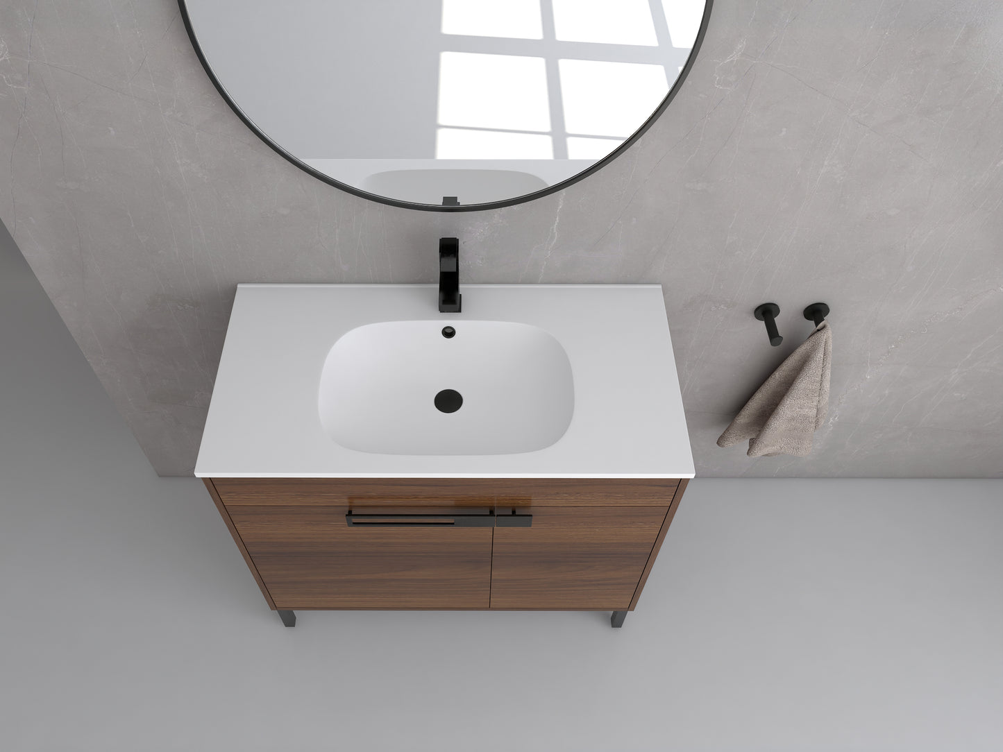 36" Single Sink Freestanding Vanity