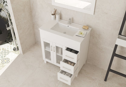 Nova Collection 32" Vanity with Ceramic Basin Countertop