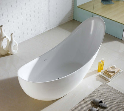 Kube Salto 81'' Freestanding Bathtub