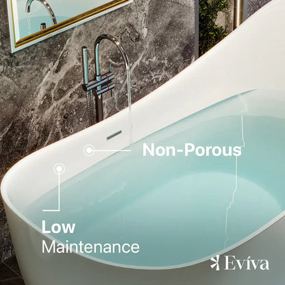 Eviva Lisa Freestanding 67" Acrylic Bathtub