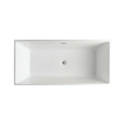 Kube Squadra 63" Freestanding Bathtub