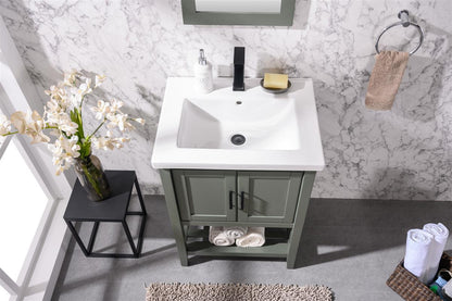 24" Single Sink Bathroom Vanity