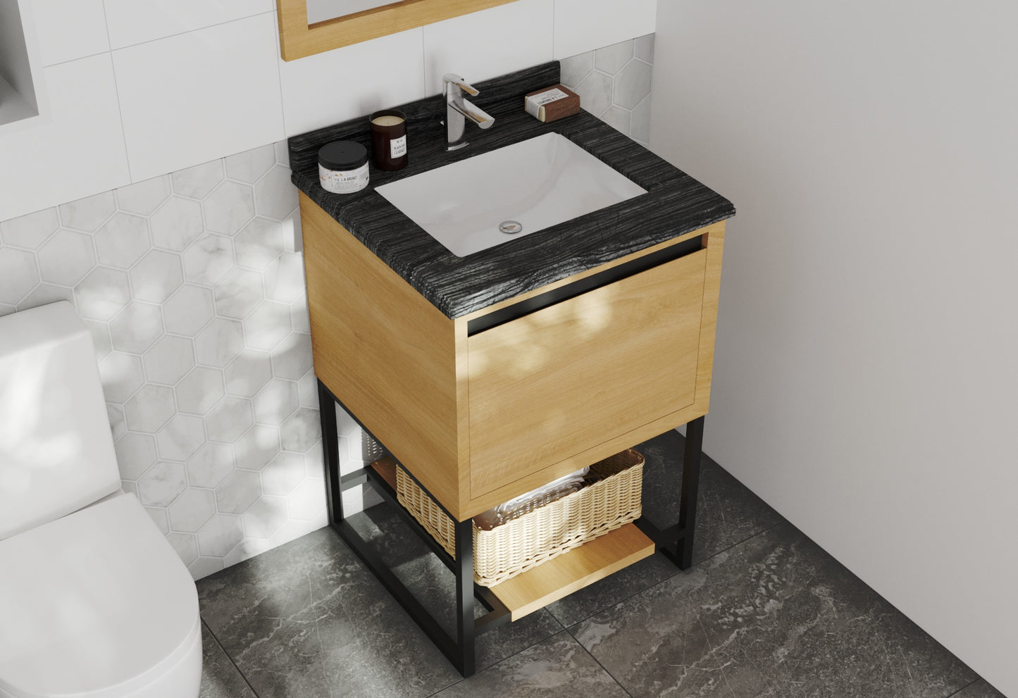 Alto Collection 24" - California White Oak Vanity