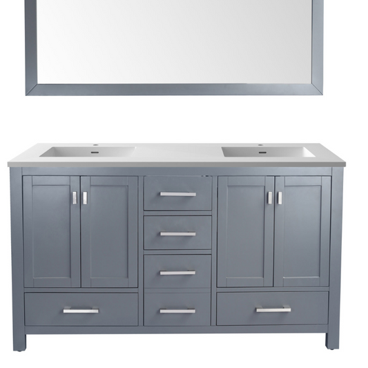 Wilson Collection 60" Double Sink Vanity