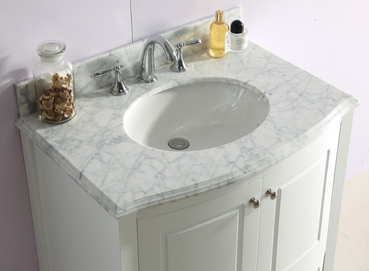 Estella Collection 32" Vanity with Marble Countertop