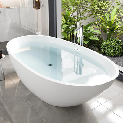 Eviva Sarah Free Standing 67" Acrylic Bathtub