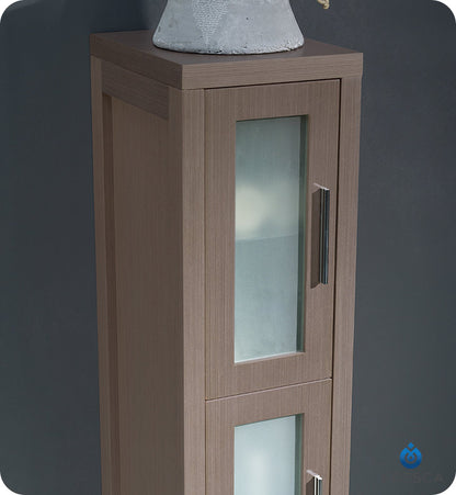 Torino Tall Bathroom Linen Side Cabinet