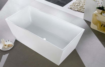 Kube Squadra 67" Freestanding Bathtub