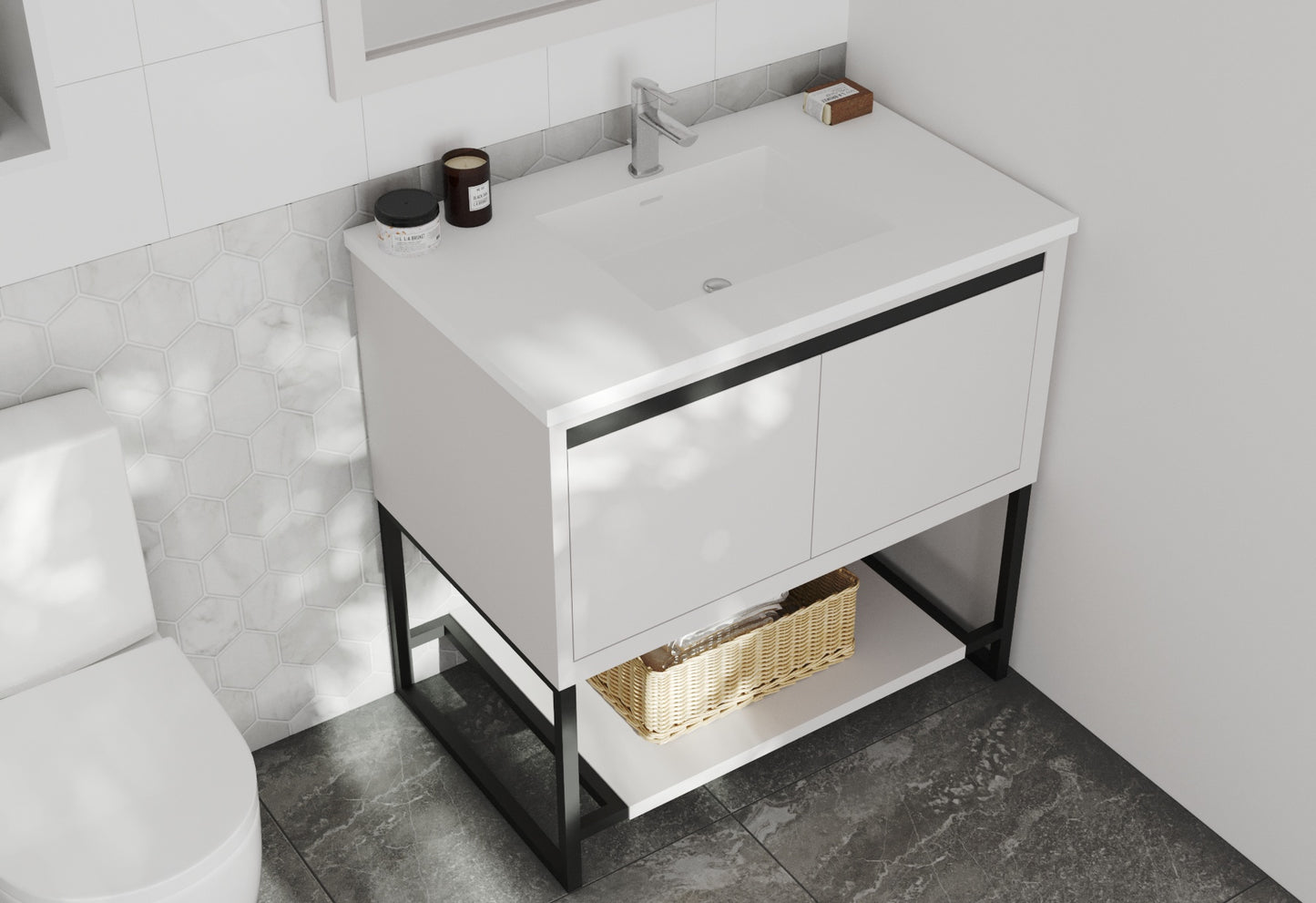 Alto Collection 36" - California White Vanity