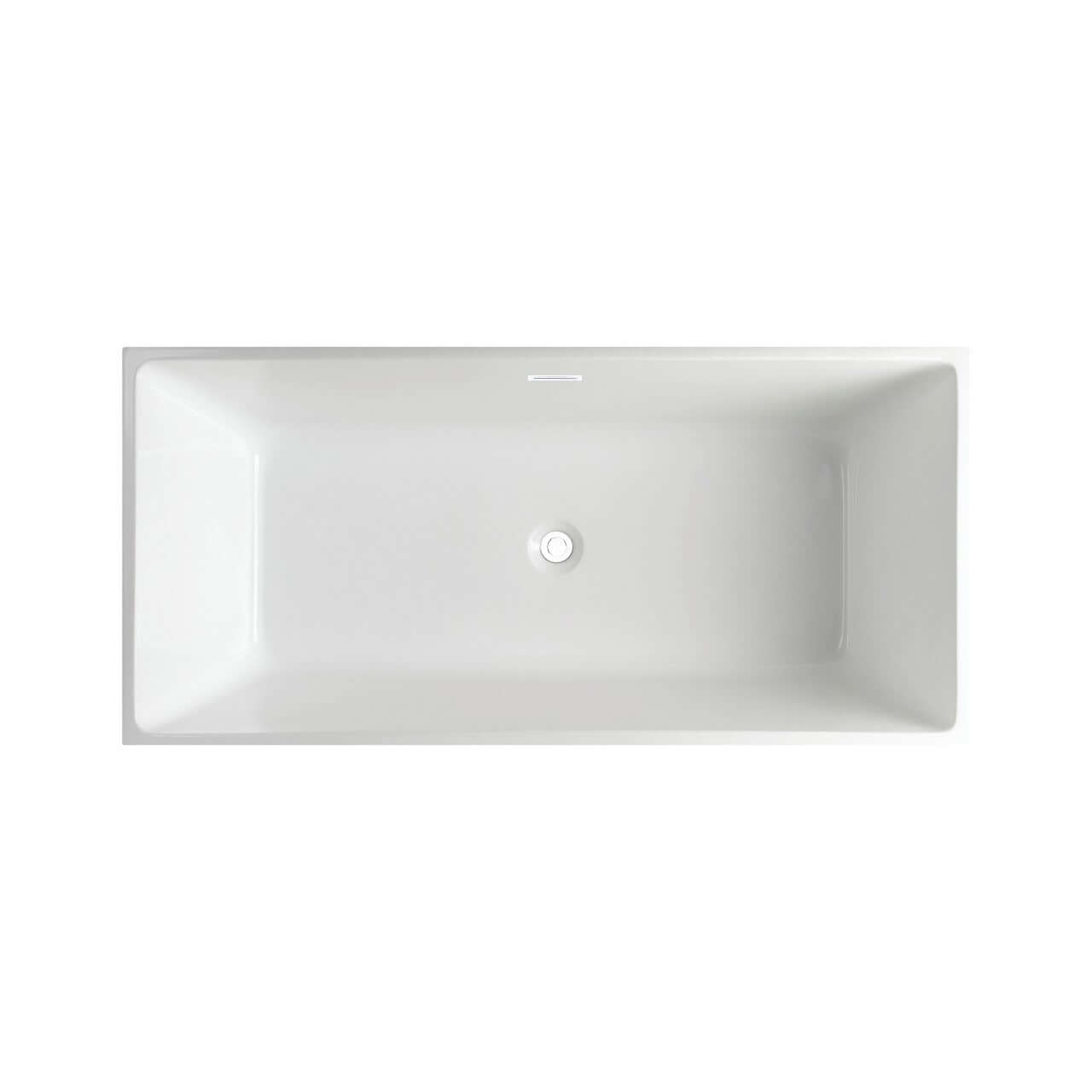 Kube Squadra 67" Freestanding Bathtub