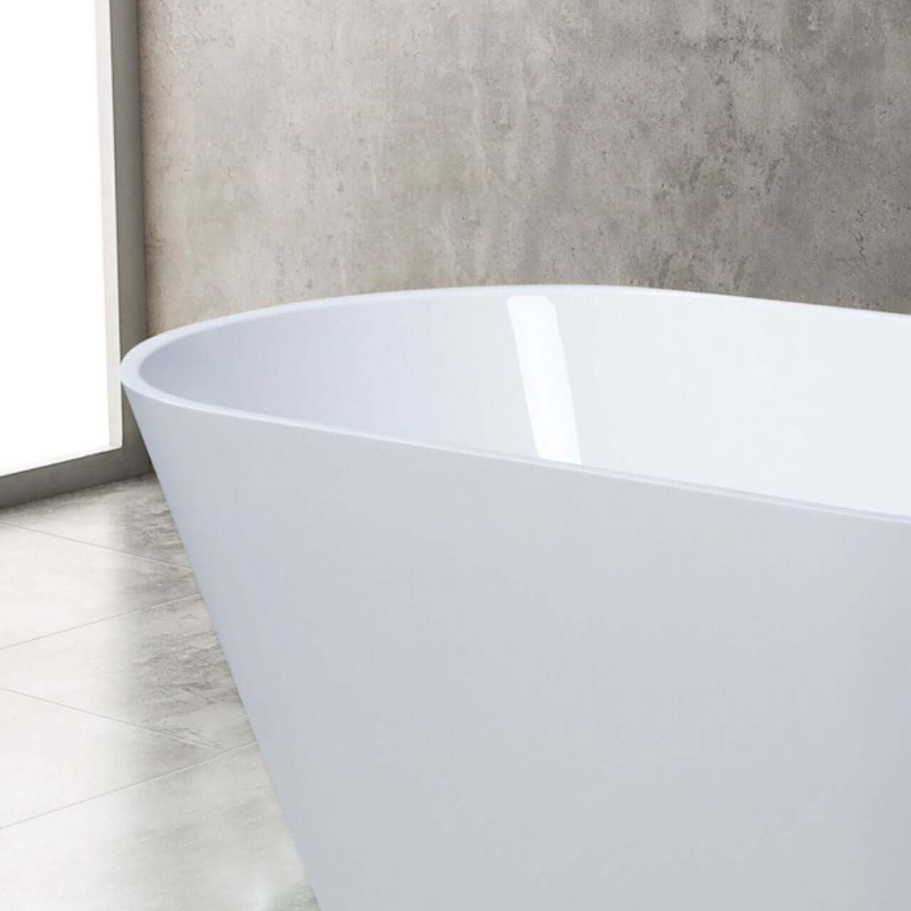 Kube Ovale 59'' Freestanding Bathtub