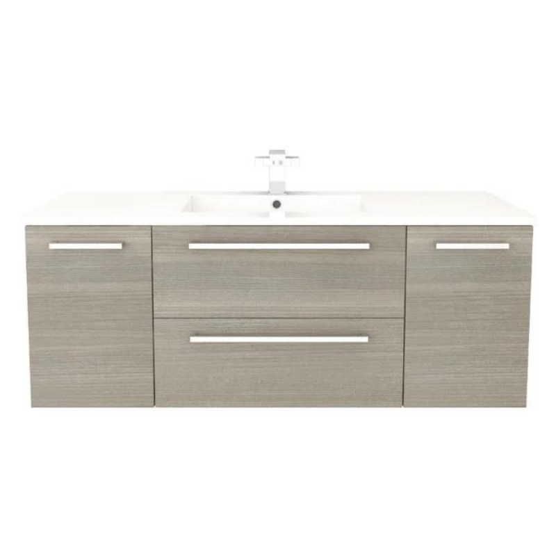 Silhouette 48" Wall Mount Bathroom Vanity