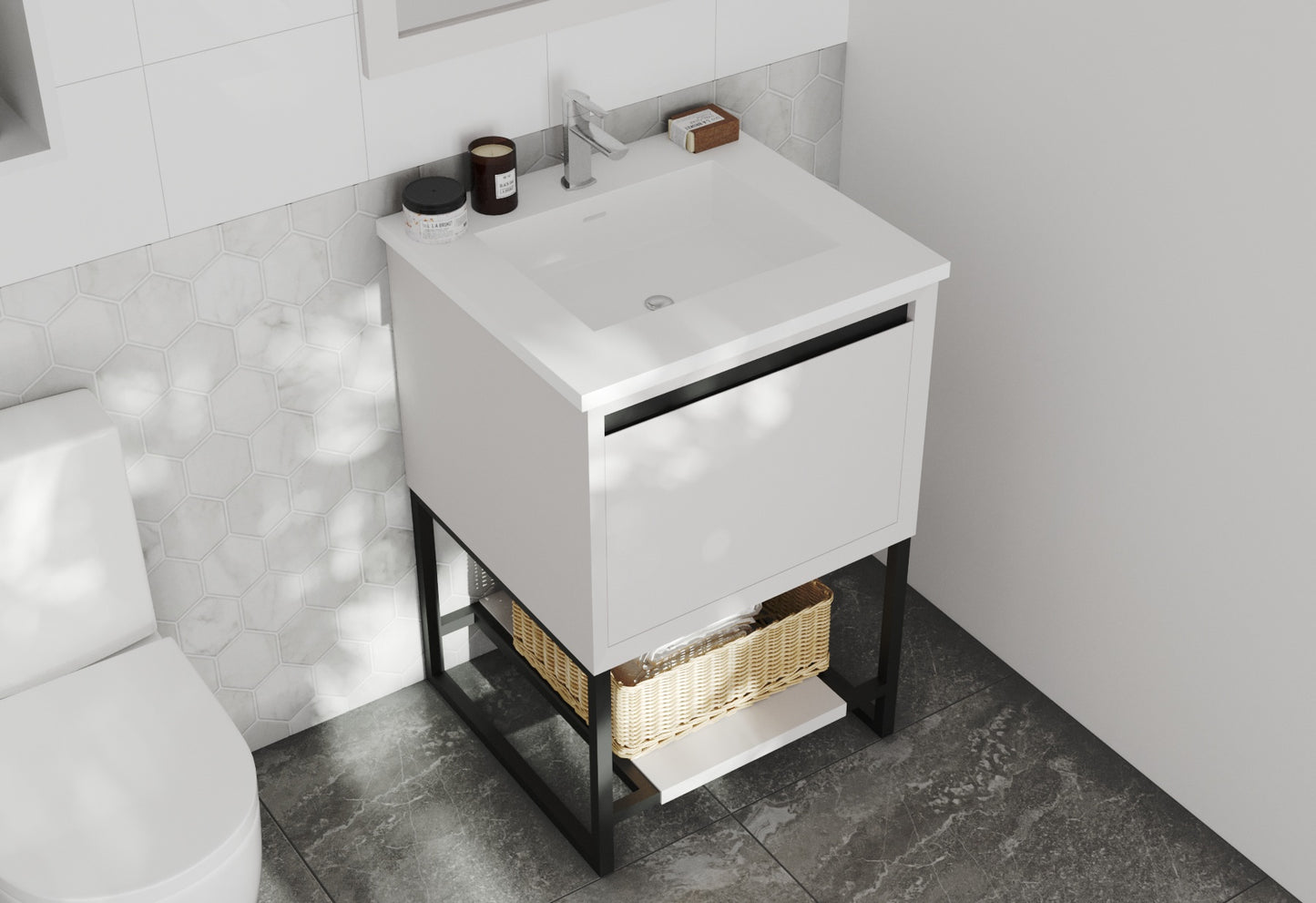 Alto Collection 24" - California White Vanity