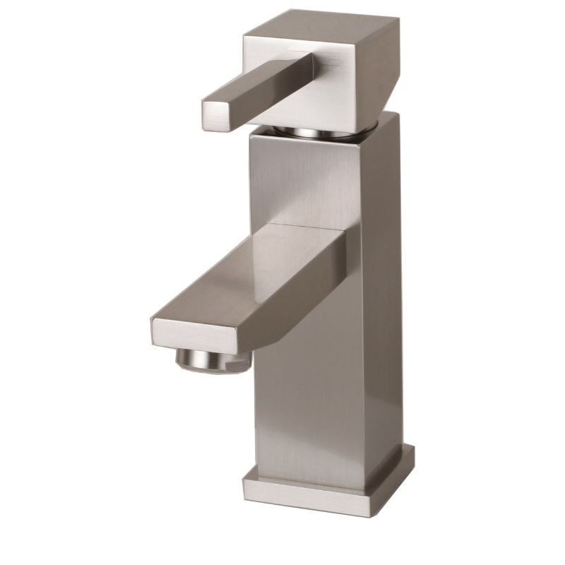 Modern Single Hole Faucet with Drain