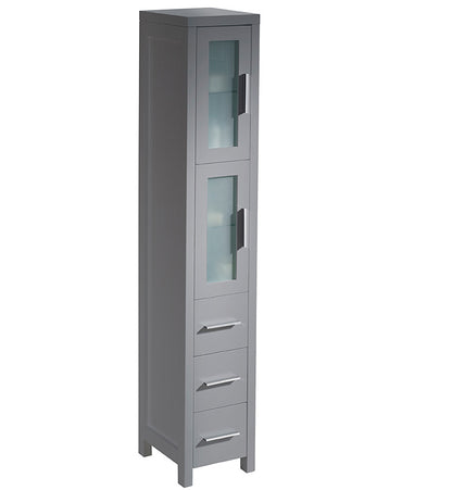 Torino Tall Bathroom Linen Side Cabinet