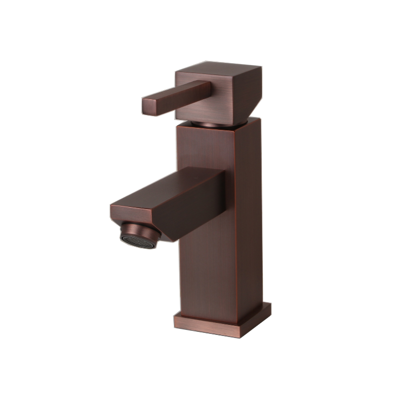 Modern Single Hole Faucet with Drain