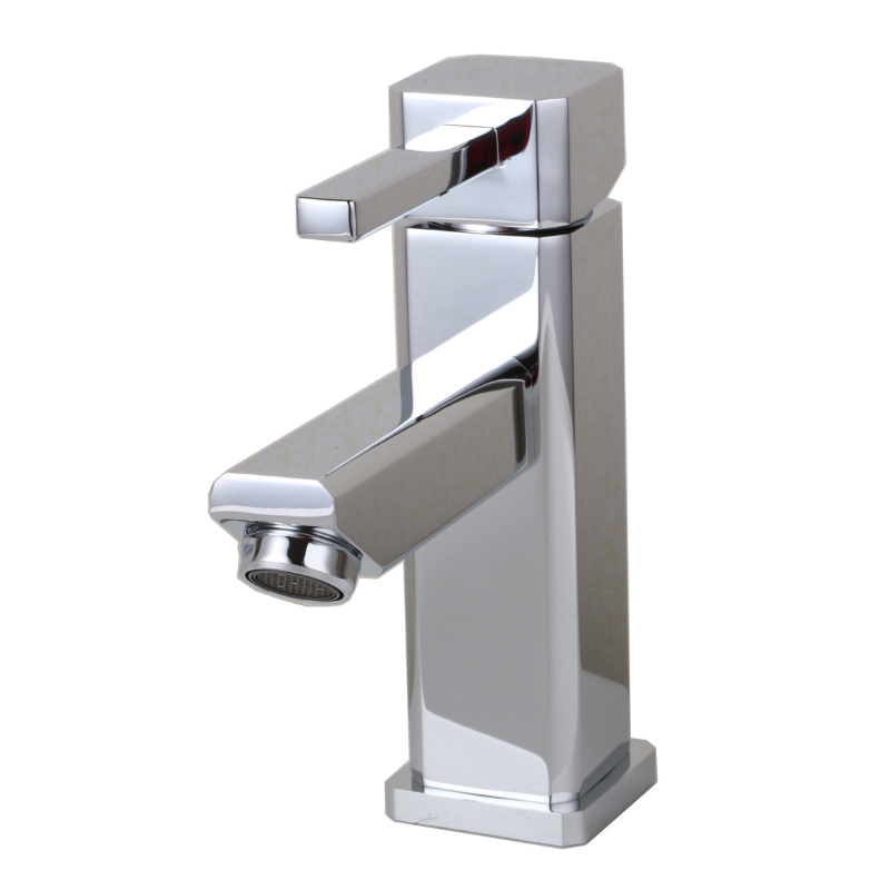 Modern Single Hole Faucet with Drain