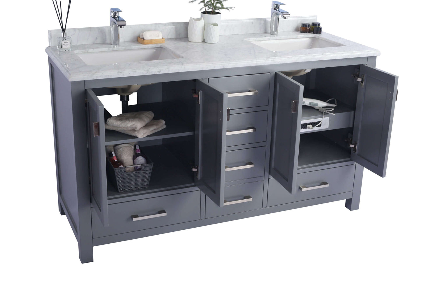 Wilson Collection 60" Double Sink Vanity