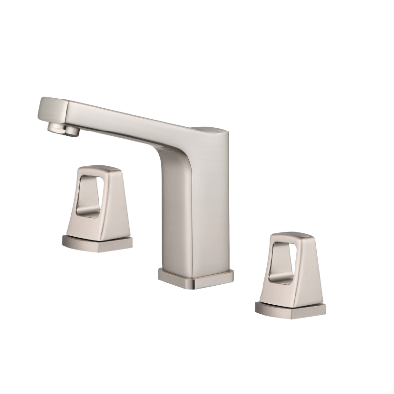 Modern 8" Widespread Faucet with Drain