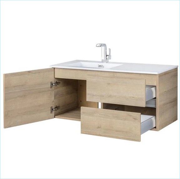 Beachwood Collection 42" Wall Mount Modern Bathroom Vanity