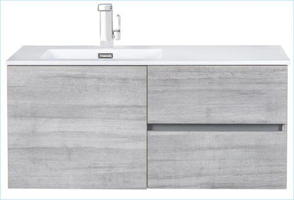 Beachwood Collection 42" Wall Mount Modern Bathroom Vanity