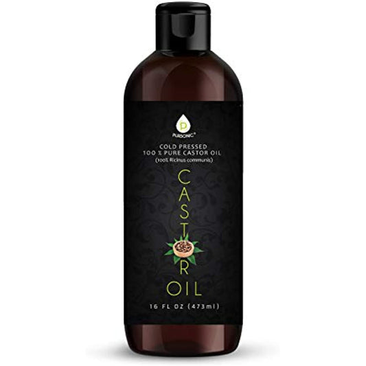 100% Pure Cold Pressed Castor Oil 16 Oz