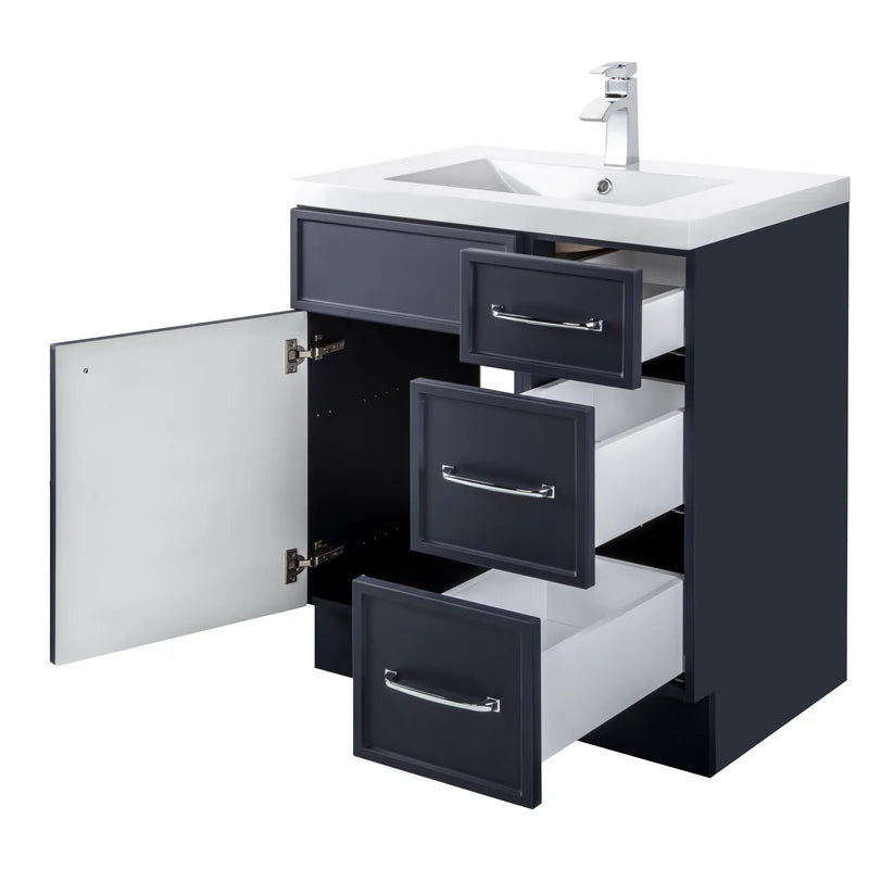 Manhattan 30" Single Sink Freestanding Vanity