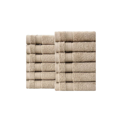 Turkish Cotton Washcloth Set of 12