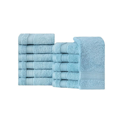 Turkish Cotton Washcloth Set of 12