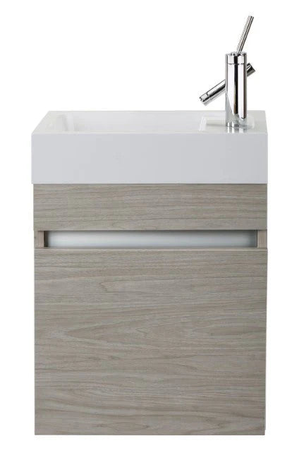 Piccolo 18" Space Saver Wall Mount Bathroom Vanity