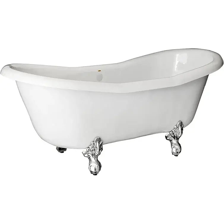 The Duchess 68" Clawfoot Soaking Bathtub