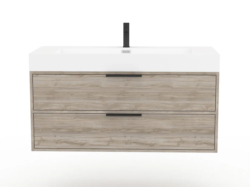 Savoy 42" Modern Wall Mount Vanity