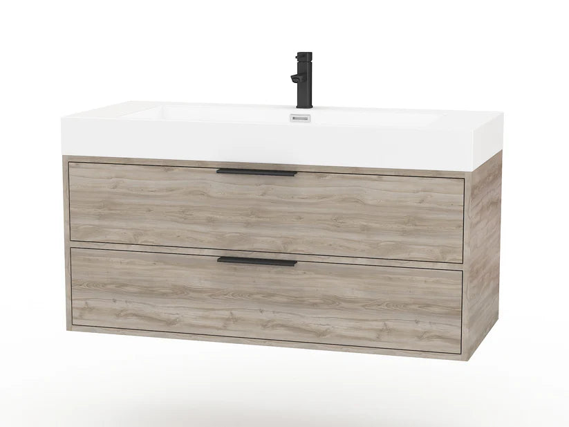 Savoy 42" Modern Wall Mount Vanity