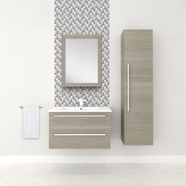 Silhouette 30" Wall Mount Bathroom Vanity