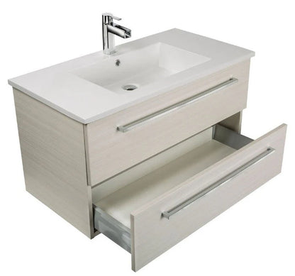 Silhouette 30" Wall Mount Bathroom Vanity