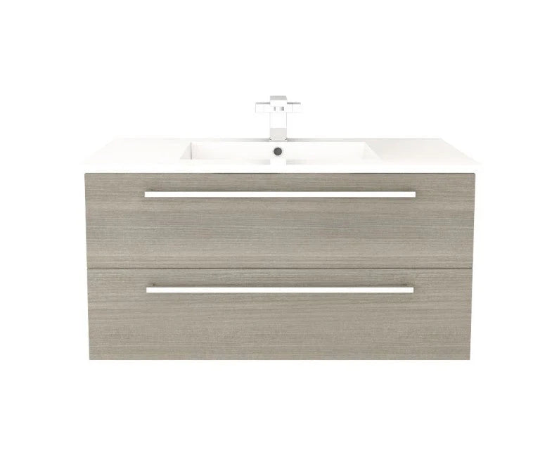 Silhouette 36" Wall Mount Bathroom Vanity