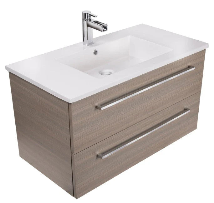 Silhouette 36" Wall Mount Bathroom Vanity