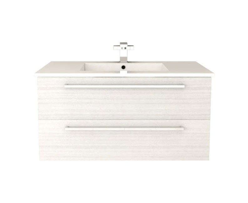 Silhouette 36" Wall Mount Bathroom Vanity