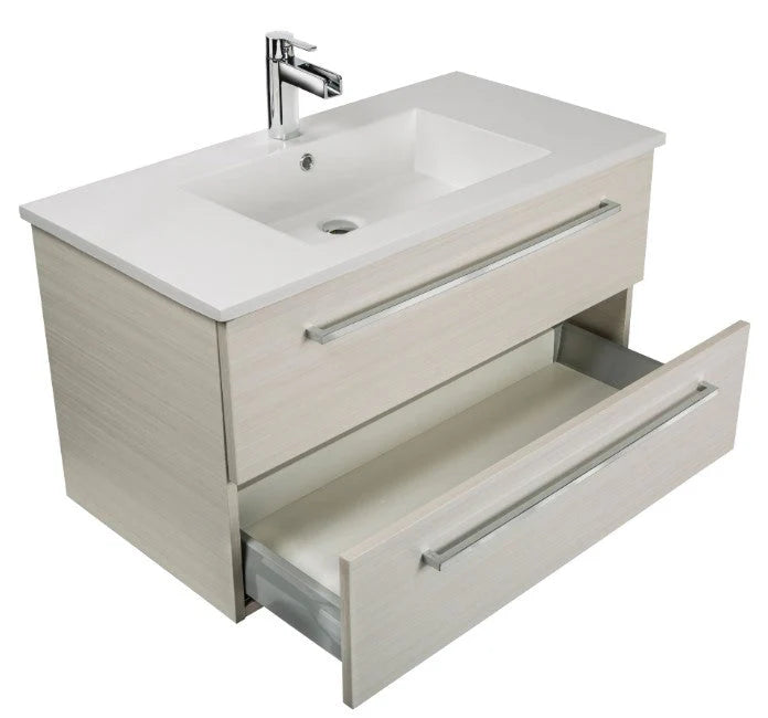 Silhouette 36" Wall Mount Bathroom Vanity