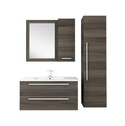 Silhouette 36" Wall Mount Bathroom Vanity