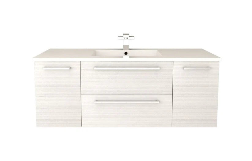 Silhouette 48" Wall Mount Bathroom Vanity