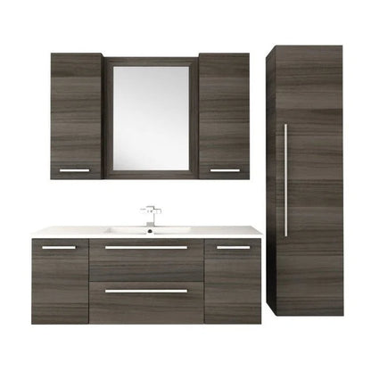 Silhouette 48" Wall Mount Bathroom Vanity