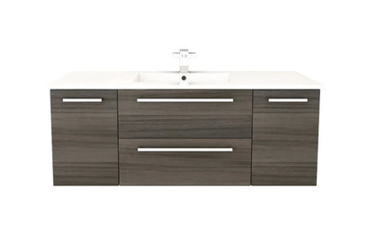 Silhouette 48" Wall Mount Bathroom Vanity