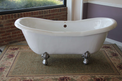 The Duchess 68" Clawfoot Soaking Bathtub