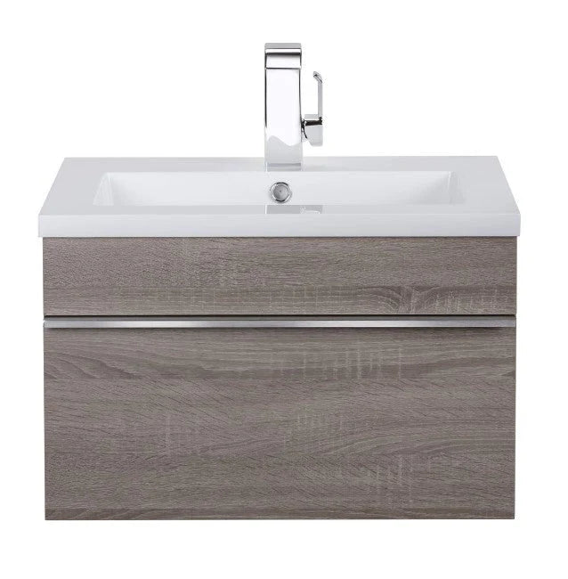 Trough 24" Wall Mount Modern Bathroom Vanity