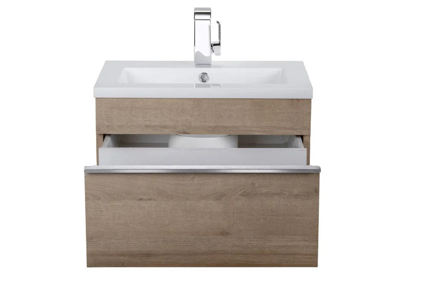 Trough 24" Wall Mount Modern Bathroom Vanity